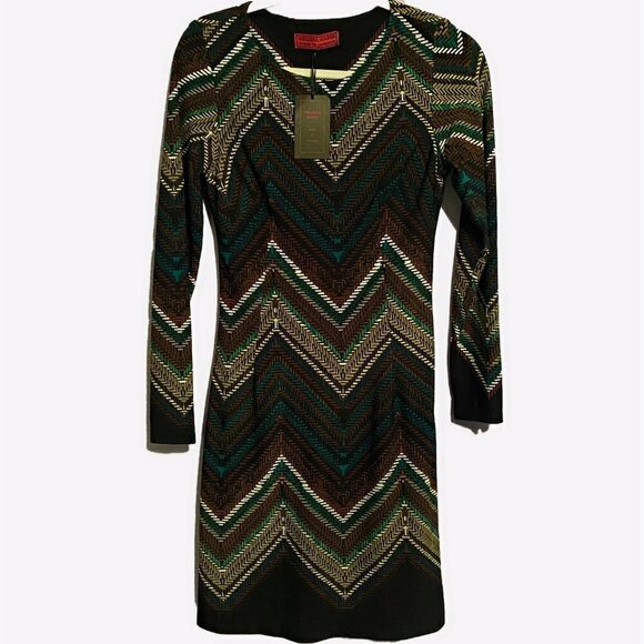 NWT MELISSA MASSE SIZE SMALL DESIGNER DRESS LONG SLEEVED "MADE TO MEASUR… - Picture 5 of 9